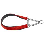 Ferplast FERPLAST DAYTONA CSS collier semi-étrangleur chien nylon rembourrage moelleux couleurs Rouge
