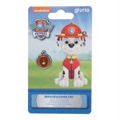 Plaque d identification pour collier The Paw Patrol Marshall Taille S