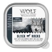Wolf of Wilderness Adult 18 x 150 g pour chien + 6 barquettes offertes ! - 24 x chèvre