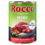 6x400g Menu bœuf Rocco - Nourriture pour chien
