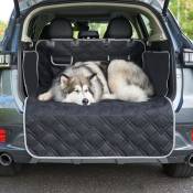 Couverture noire pour voiture pour chiens Couverture
