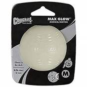 Chuckit. Balle Max Glow, Medium, 6.5 cm
