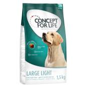 Offre d'essai : croquettes Concept for Life 1 kg ou 1,5 kg pour chien - Large Light (1,5 kg)