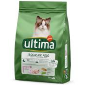2x7,5kg Boules de Poils Ultima - Croquettes pour chat