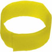 Kerbl - Bracelet velcro jaune 10 pces