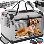 Lovpet - Boîte pour chien Boîte de transport pour chien pliable avec écuelle Sac de transport Boîte de transport pour animaux domestiques Chiens et