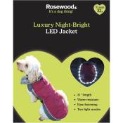 ROSEWOOD Veste de luxe à LED nocturne - Pour chien