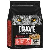 2,8kg Crave bœuf, moelle osseuse et céréales anciennes - Croquettes pour chien