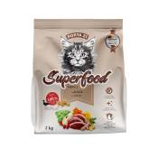 2x2kg Porta 21 Superfood Menu 2 canard - Croquettes pour chat