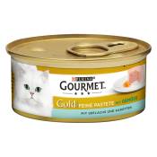 48x85g Gourmet Gold Les Mousselines - Poulet, bœuf,
