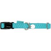Doogy Glam - Collier réglable Mac Leather Turquoise Taille : T1 - Turquoise
