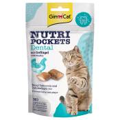 GimCat Nutri Pockets Dental volaille pour chat - 60 g
