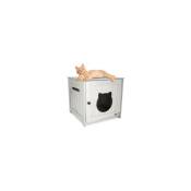 Maxxpet - Maison en bois pour chat - Maison pour chat - Parc à chat - Cage pour chat d'intérieur - 52x53x50cm - brown