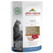 24x55g thon, sole Jelly HFC Almo Nature Nourriture humide pour chat