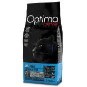 2x8kg Optimanova Light - Croquettes pour chat