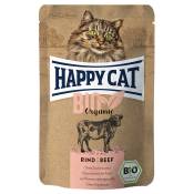 12x85g Happy Cat Bio bœuf bio - Pâtée pour chat
