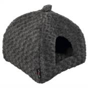 Jack and Vanilla Igloo pour animaux de compagnie Softy XS Gris rosette