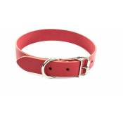 Martin Sellier - Coll cuir 14-36cm rouge