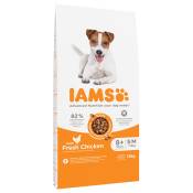 2x12kg IAMS Advanced Nutrition Senior Small & Medium poulet - Croquettes pour chien