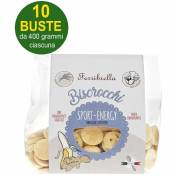 Biscrocchi Sport Energy Biscuits à la banane et au gingembre pour chiens 10 sachets de 400g chacun