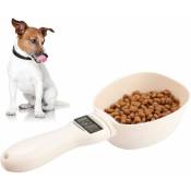 Cuillère à mesurer pour chien, cuillère de pesée, avec écran LCD-Ensoleillé