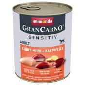 Lot animonda GranCarno Adult Sensitive 24 x 800 g pour