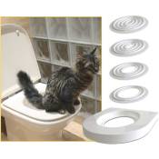 Siège de toilette pour chat système d'entraînement