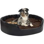 Vidaxl - Lit pour chiens Noir et marron 99x89x21 cm