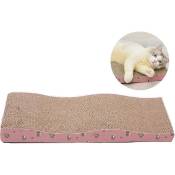 Xinuy - Chat à gratter en carton canapé-lit chat planche à gratter griffe grinder chat griffe conseil ondulé grand ondulé