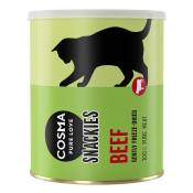 Lot économique : Maxi tube Cosma Snackies Friandises lyophilisées pour chat - 3 x bœuf (390 g)