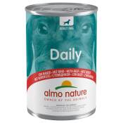 12x400g Almo Nature Daily Dog bœuf - Pâtée pour