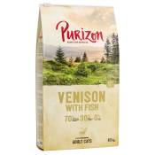 2x6,5kg Purizon sans céréales Adult cerf, poisson - Croquettes pour chat