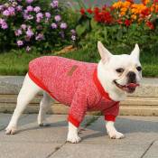 Fadou carlin chien chat vêtements pour animaux de compagnie automne et hiver pull vêtements à deux pattes fournitures fil chiens de petite et moyenne