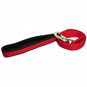 Rosewood Chien Classic Soft Protection Laisse Rouge