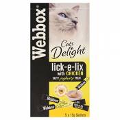 Webbox Cat Delight Lick-e-Lix Cat Treat - Chicken &