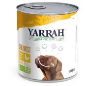 24x820g poulet en sauce Yarrah - Nourriture pour chien