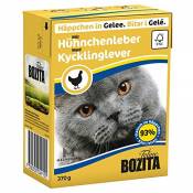 Bozita Cat Tetra Recard Häppchen in Gelee Hühnchenleber