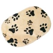 Coussin beige avec motifs joey trixie pour chiens taille xs longueur 54 cm largeur 35 cm