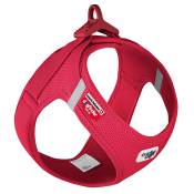 Harnais Curli Vest Clasp Air-Mesh rouge pour chien - taille L : tour de poitrail 49,1 - 55,4 cm