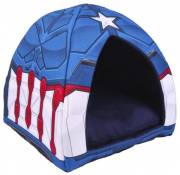 Lit Grotte Captain America Marvel pour Chiens et Chats 38x38x40 cm
