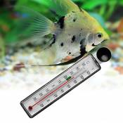 Cuigu Aquarium Fish Tank Thermomètre Verre Mètre