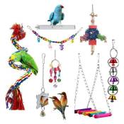Parrot Toy Bird Toy Swing Suspension Bridge Standing