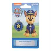 Plaque d identification pour collier The Paw Patrol Chase Taille M