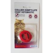 VETOBIOTIC COLLIER DIMPYLATE ROUGE CHAT