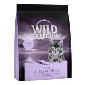 2x400g Kitten Wild Hills, canard Wild Freedom Croquettes pour chat + 400g offerts !