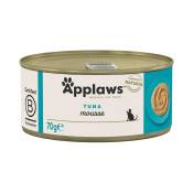 6x70g Applaws Mousse thon - Pâtée pour chat