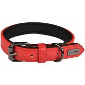 Doogy Glam - Collier chien Simili Basics Rouge Taille : T35 - Rouge