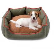 Maxxpet - Coussin de lit pour chien - lit pour chien - coussin animal - panier animal - 61x51x15cm - anthracite