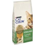 PURINA CAT CHOW Croquettes pour chat adulte sterilise - Riche en dinde - 10 kg