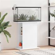 vidaXL Support pour aquarium blanc 75x36x72,5 cm bois